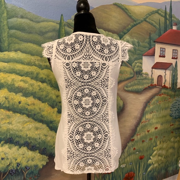 Blouse sleeveless top with laced back - Picture 4 of 4